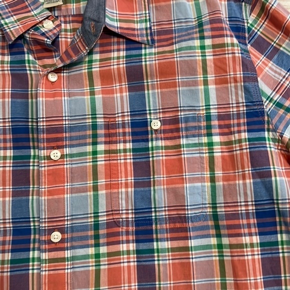 L.L. Bean Men’s Slightly Fitted Plaid Buttonp shirt size XL - Picture 3 of 6